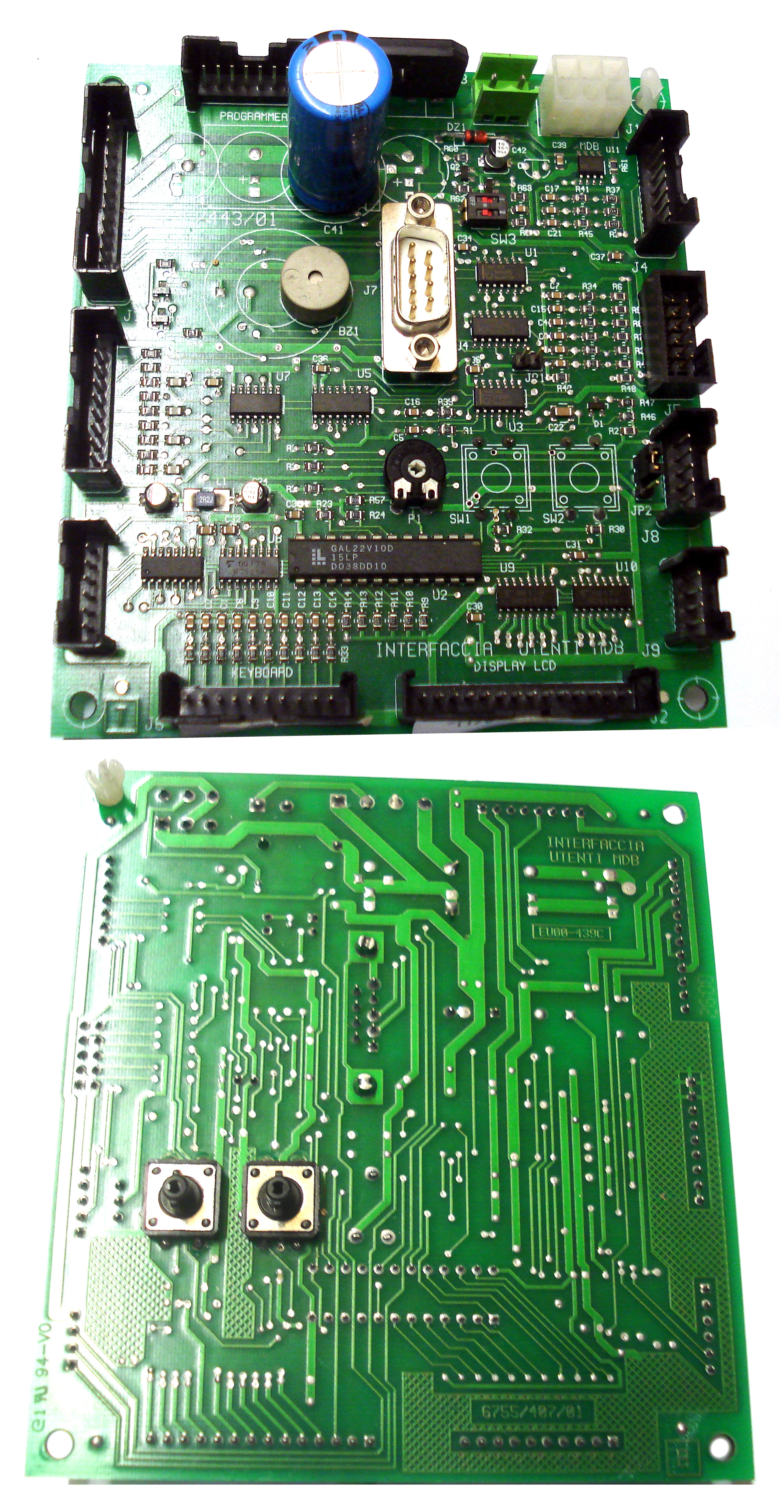 ZANUSSI SPAZIO INTERFACE BOARD / MPN - EU97-439A - 6755-407-00